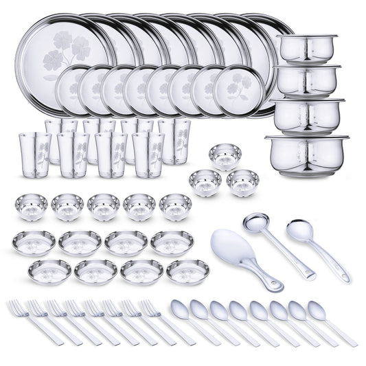 Pack of 67 Stainless Steel Laser Printed Design (flawer-2)