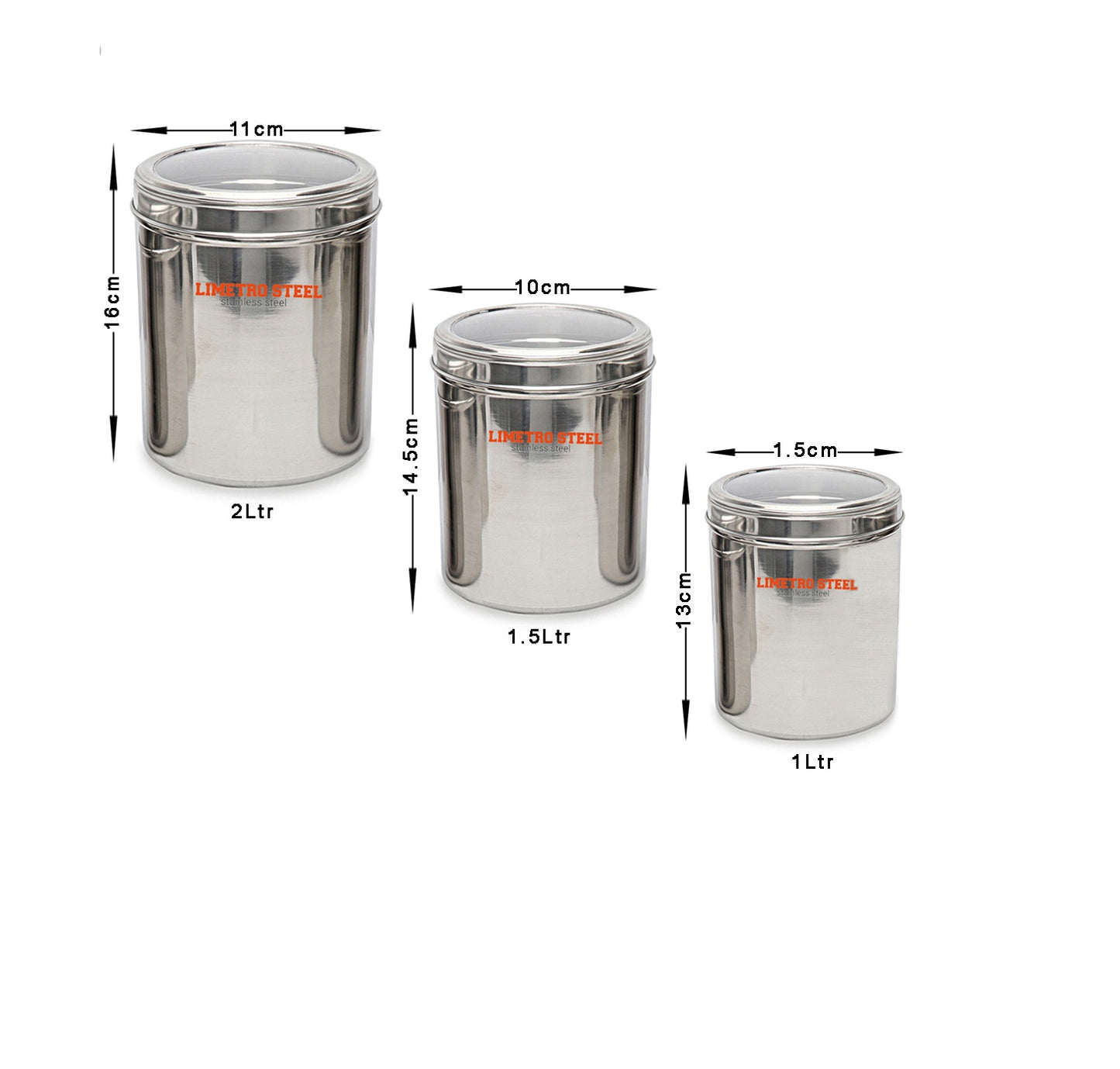 Kitchen Storage Container Set of 3
