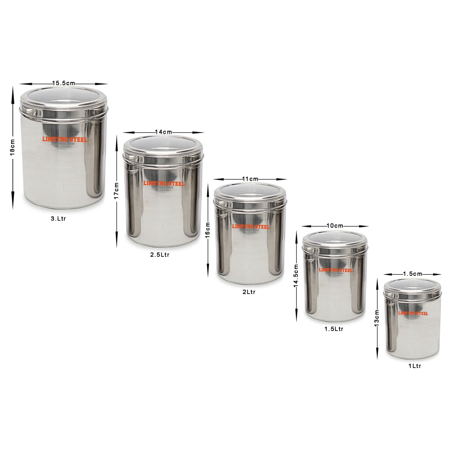 Kitchen Storage Container Set of 5