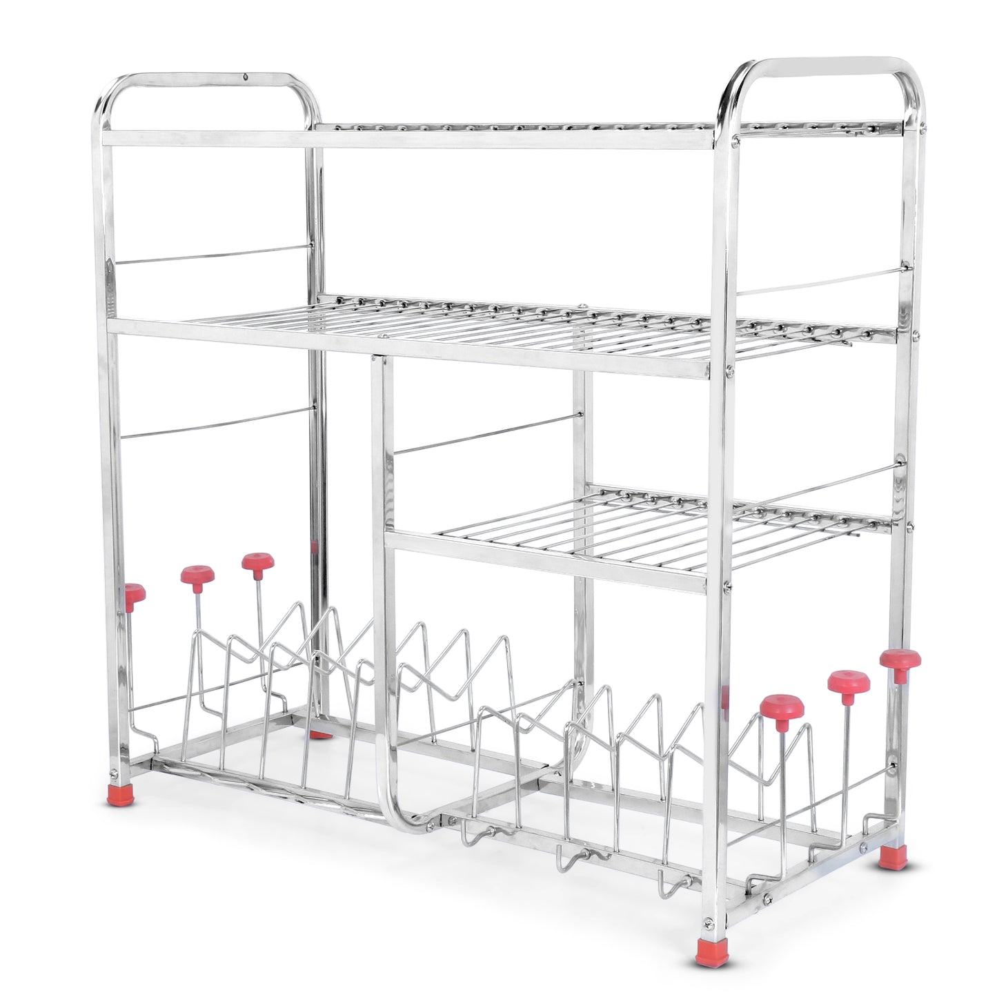 Stainless Steel Wall Mount Kitchen Rack ( Size: 24 X 24)
