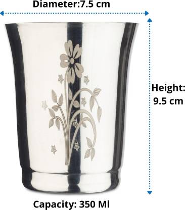 Pack of 18 Stainless Steel Laser Print Steel Dinner set