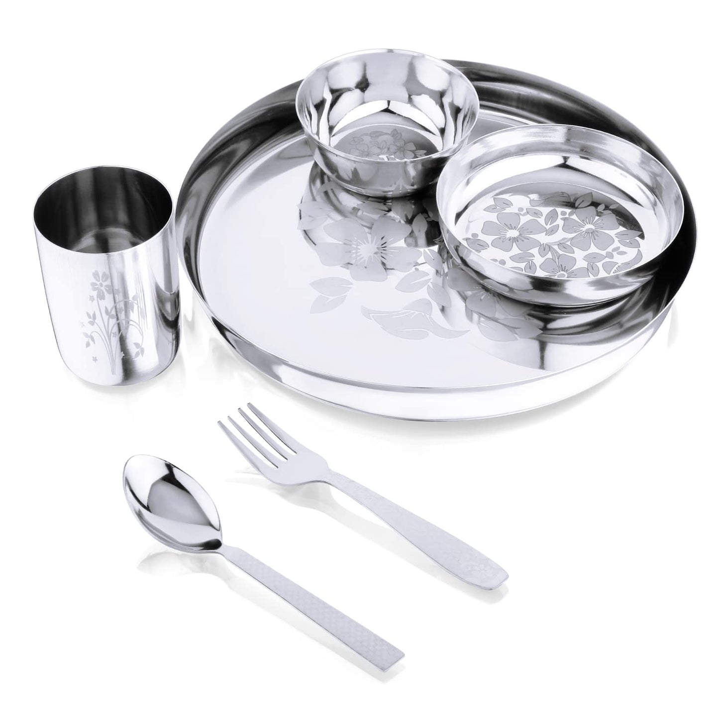 Stainless Steel Dinner Set (Set of 36)