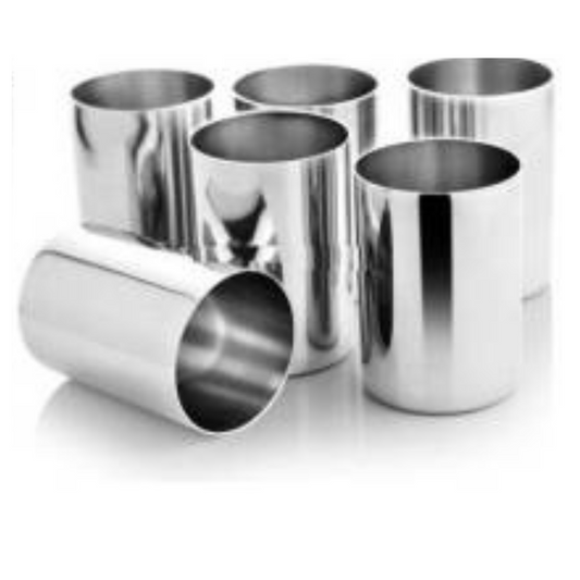 Stainless Steel Multipurpose Glasses G14 - pack of 6 (350 ml)