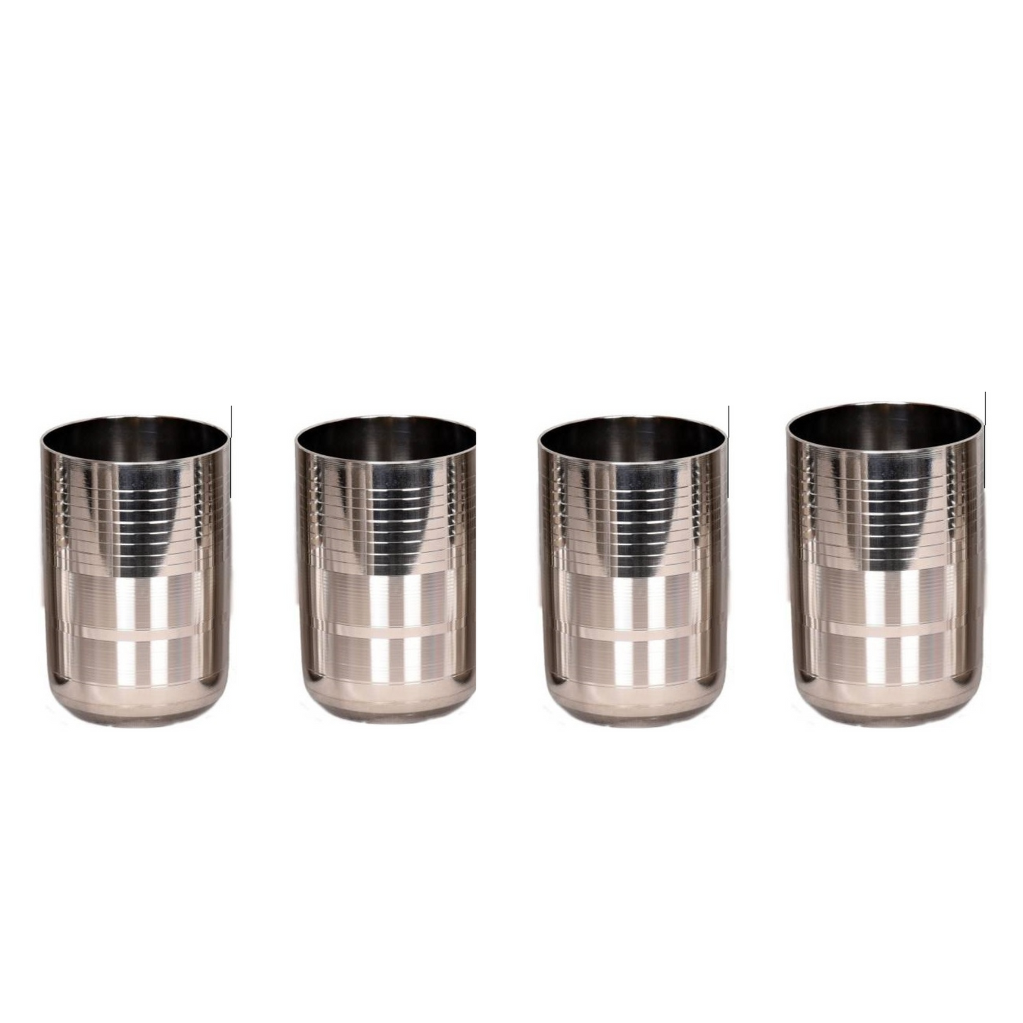 Stainless Steel Multipurpose Glasses G5 - pack of 4 (350 ml)