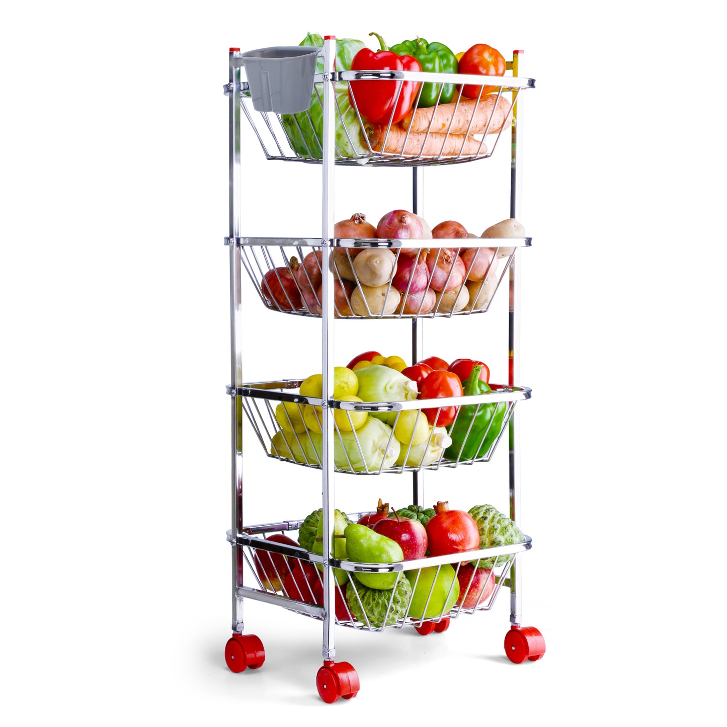 Kitchen Trolley for Fruit & Vegetables- 4 Step