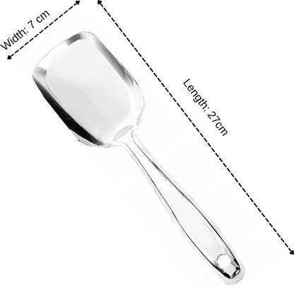 Stainless Steel Multipurpose Serving Spoon Set for Kitchen (6 Pieces)